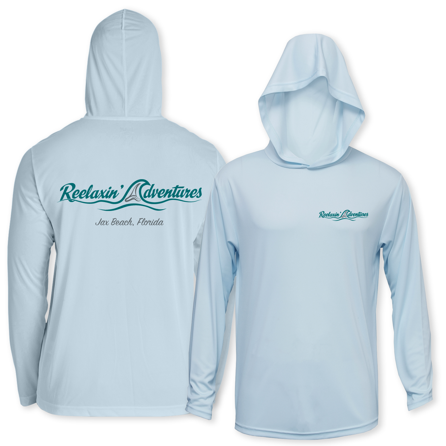 Performance Fishing Hoodie - Ice Blue