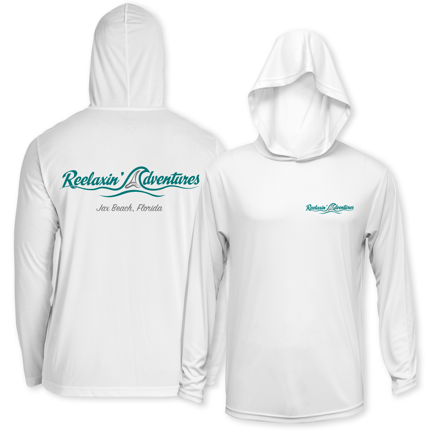 Performance Fishing Hoodie - White